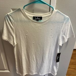 Lulus, size S, white
